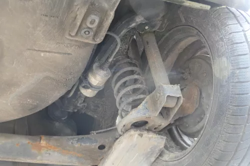 2x VW Lupo Feder Federn hinten links + rechts Benziner Seat Arosa + Stoßdämpfer (181291)