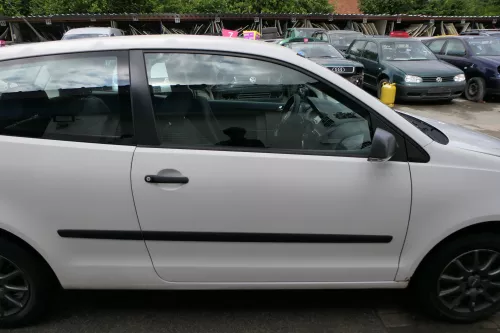 Polo 9N 9N3 Tür vorne rechts Beifahrertür 2/3-Türer weiß LB9A ohneAnbauteile