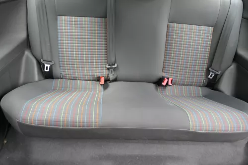 VW Polo 9N 9N3 Sitz Rückbank Sitzfläche Sitze 3 Punkt Gurt hinten mit Kopfstütze (181307)