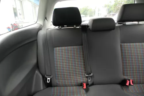 VW Polo 9N 9N3 Sitz Rückbank Sitzfläche Sitze 3 Punkt Gurt hinten mit Kopfstütze (181307)