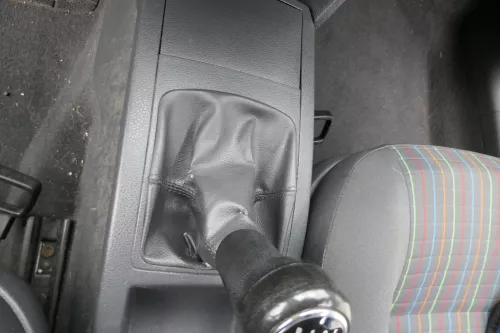 VW Polo 9N 9N3 Schaltknauf Schaltsack Schaltung Schaltknüppel 6Q1711113F schwarz (181311)