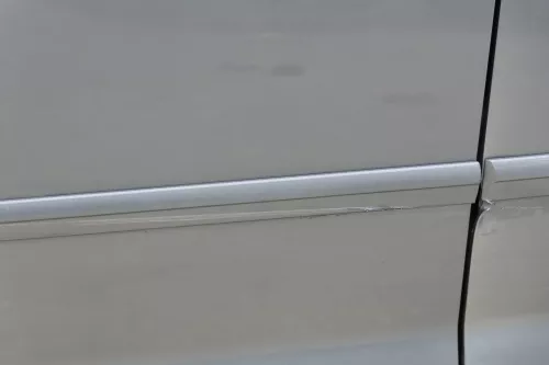 VW Golf Plus 5M Türblatt Tür vorne links Fahrertür grau LA7T + Rahmen (181334)