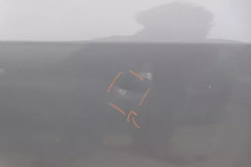 VW Golf Plus 5M Türblatt Tür vorne links Fahrertür grau LA7T + Rahmen (181334)