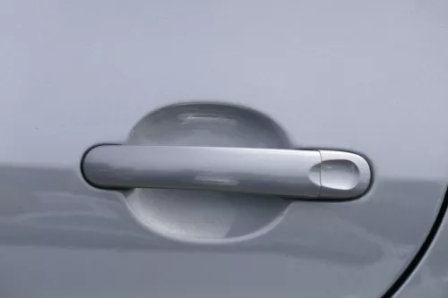 VW Golf Plus 5M Tür hinten links grau LA7T - mit Rahmen (181336)