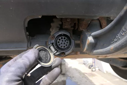 VW Golf Plus 5M 6 abnhembare abnehmbar Anhängerkupplung   ORIGINAL Oris (181340)