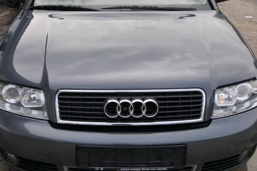 Audi A4 B6 8E Motorhaube Haube Klappe grau LX7Z +Grill (181390)