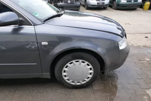 Audi A4 8E B6 Kotflügel vorne rechts grau LX7Z atlasgrau