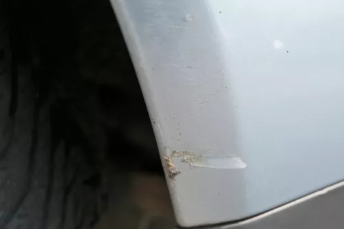 Audi A4 8E B6 Limousine Stoßstange hinten mit Spoiler blau LY7R (181469)