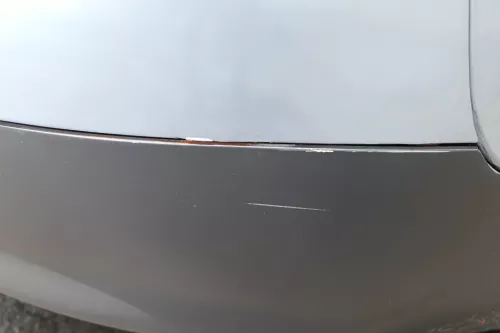 Audi A4 8E B6 Limousine Stoßstange hinten mit Spoiler blau LY7R (181469)