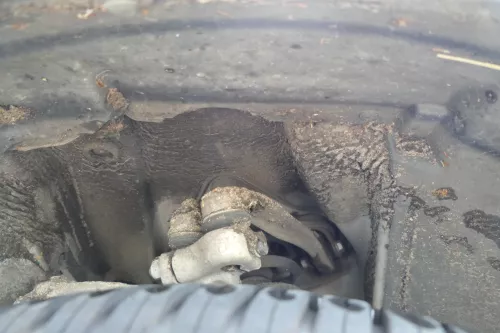 Audi A4 8E B6 Kotflügel vorne rechts blau LY7R (181473)