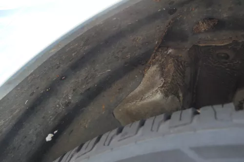 Audi A4 8E B6 Kotflügel vorne rechts blau LY7R (181473)