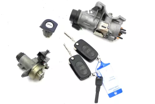 Audi A4 B6 8E Schloßsystem Türschloß +2x Schlüssel Schloß Tü Zündschloß Heckschl