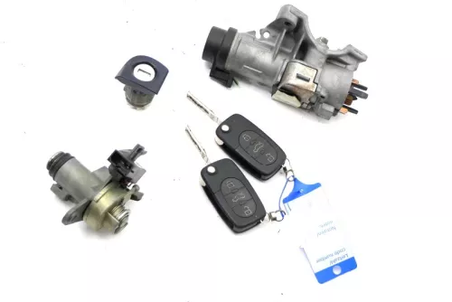 Audi A4 B6 8E Schloßsystem Türschloß +2x Schlüssel Schloß Tü Zündschloß Heckschl