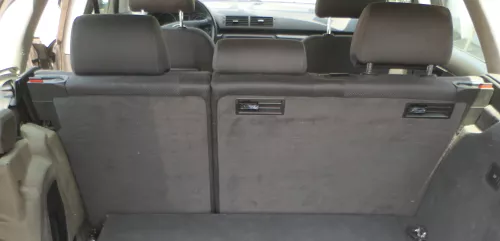 A4 B6 B7 8E Avant Sitz Rückbank Rücksitzbank hinten schwarz teilbar +Kopfstützen (181519)