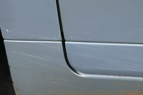 Audi A4 B7 8E Tür vorne links Kombi+Limo mit Rahmen blau LY5J (181537)