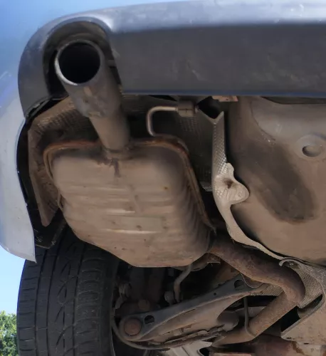 Audi A4 8E B7 Auspuff Endschalldämpfer Endtopf ALT Benziner (181577)