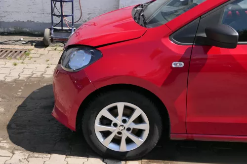 VW Up Seat Mii Kotflügel vorne links rot LY3D 1S0821105C / E original Blinker