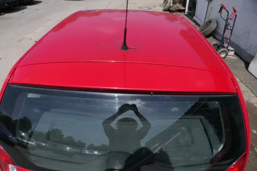 Skdoa Citigo 1S Heckklappe Klappe Kofferraumklappe + Scheibe rot LY3D (181601)