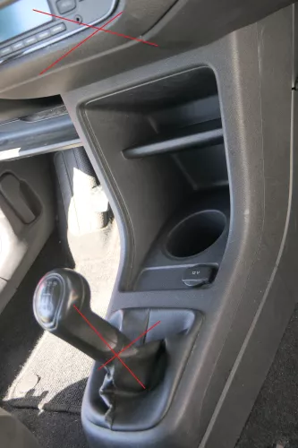 VW Up Mii Mittelkonsole Mitteltunnel um Schaltung 1S0863680AS Becherhalter
