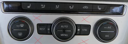 Passat B8 3C 3G teuergerät Klimaanlage Klimabedienteil 5G0907044EA SHZ (181703)