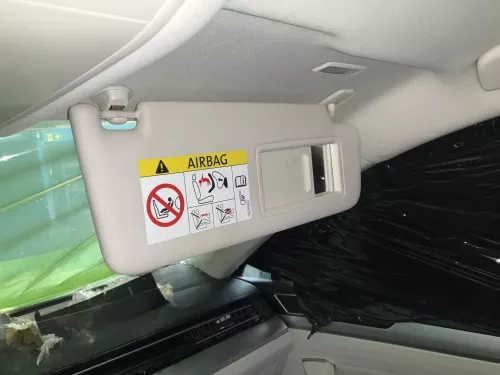 Golf 7 5G Passat B8 Sonnenblenden Sonnenblende rechts 5G085755CJ weiß St.Trop (181769)