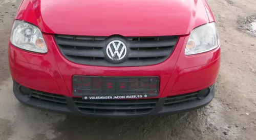 VW Fox 5Z Stoßstange vorne Stoßfänger rot LY3D mit Grill (181805)