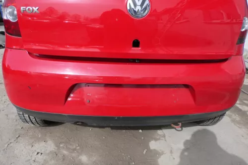 VW Fox 5Z Stoßstange hinten Stoßfänger rot LY3D Heckstoßstange