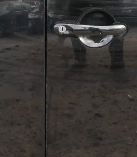 VW New Beetle 1C 9C Tür vorne rechts Beifahrertür schwarz L041 -OHNE Anbauteil (181842)