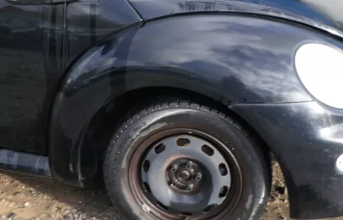 VW New Beetle 9C Kotflügel vorne rechts schwarz L041 1C0821104H