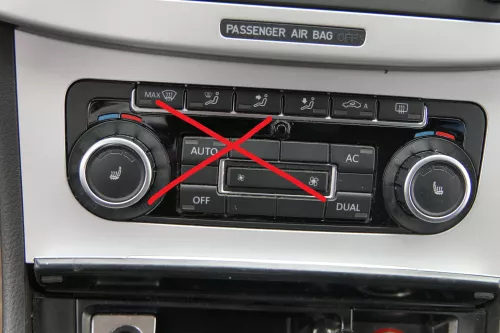 Passat 3C Mittelkonsole Verkleidung Klappe Abdeckung Dekor silber matt chrom Asc (181906)