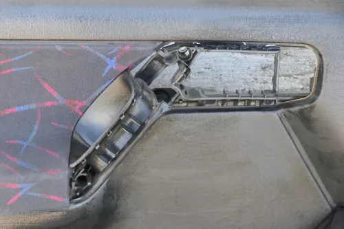 Golf 4 3 1E Cabrio 1E Türverkleidung Verkleidung Tür vorne links schwarz (182094)