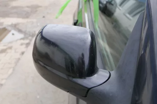 VW Golf 4 Cabrio 1E elektrischer Spiegel Außenspiegel rechts blau LC5H (182105)