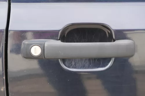 VW Golf 3 4 1E Cabrio Tür vorne rechts Beifahrertür blau LC5H - ohne Anbauteile (182108)