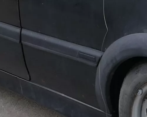 Golf 3 1E Cabrio Leiste Zierleiste Seite hinten links 2/3-Türer schwarz  Sport