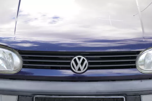 VW Golf 3 auch Cabrio Stoßstange vorne Stoßfänger vorn schwarz (182171)