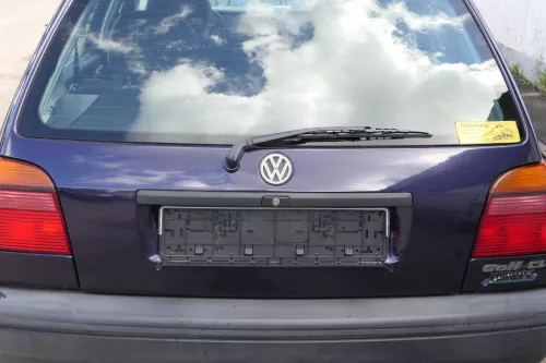 VW Golf 3 1H Limousine Heckklappe Kofferraumklappe Klappe hinten blau LC5L