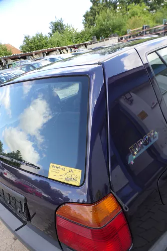 VW Golf 3 1H Limousine Heckklappe Kofferraumklappe Klappe hinten blau LC5L (182174)