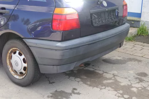 VW Golf 3 1H 1E Cabrio Limousine Stoßstange hinten Heckstoßstange schwarz (182175)