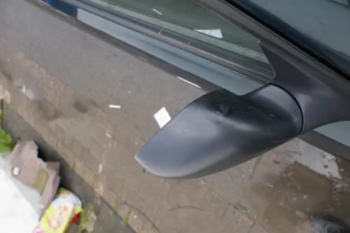 A4 B5 elektrischer Spiegel Außenspiegel rechts schwarz Glas (182196)