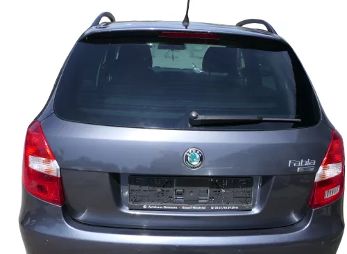 Fabia 5J Kombi Heckklappe hinten mit Scheibe grau LF8J ohneAnbauteile