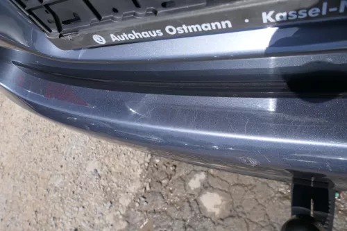 Skoda Fabia 5J Combi Stoßstange hinten Heckstoßstange grau LF8J (182248)