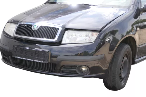 Fabia 6Y Stoßstange Stoßfänger vorne schwarz LF9R  Facelift - Gitter NSW (182287)