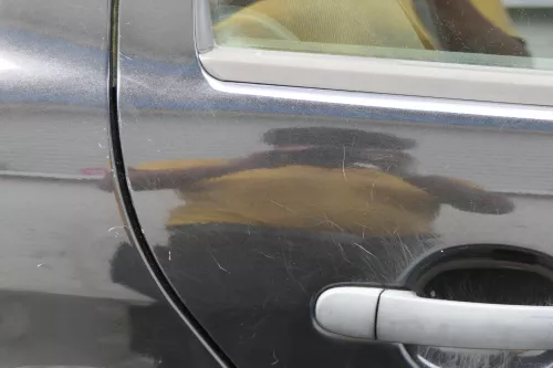 Skoda Fabia 6Y Limousine Schrägheck Tür hinten rechts schwarz LF9R (182295)