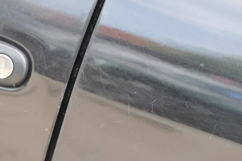 Skoda Fabia 6Y Limousine Schrägheck Tür hinten links schwarz LF9R (182299)