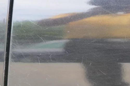 Skoda Fabia 6Y Limousine Schrägheck Tür hinten links schwarz LF9R (182299)