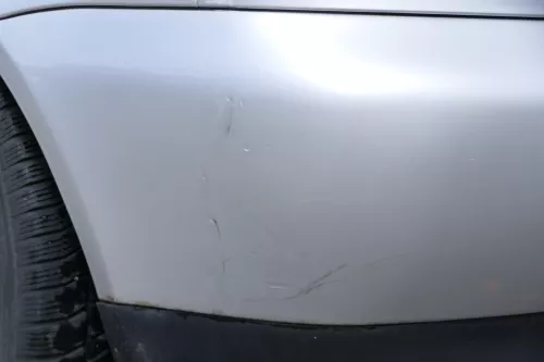 Audi A3 8L Stoßstange Heckstoßstange hinten silber LY7W (182327)