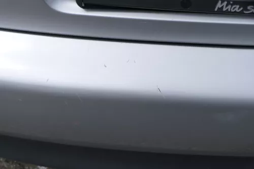 Audi A3 8L Stoßstange Heckstoßstange hinten silber LY7W (182327)