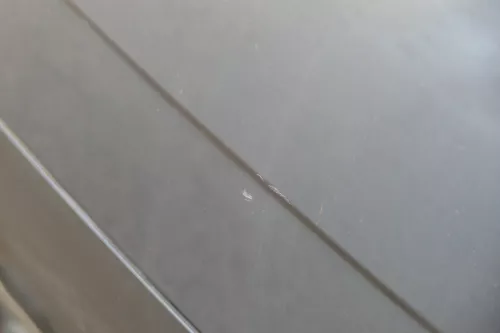 VW Polo 9N 9N3 Stoßstange Heckstoßstange hinten grau LC7V (182374)