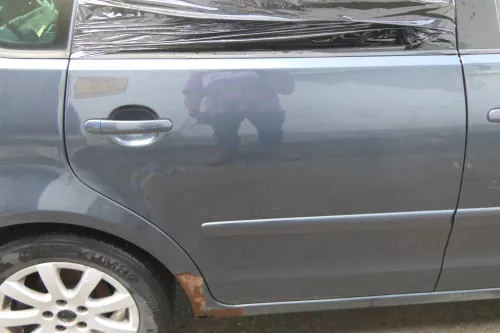 VW Polo 9N 9N3 Tür hinten rechts 4/5-Türer grau LC7V - ohne Anbauteile (182376)