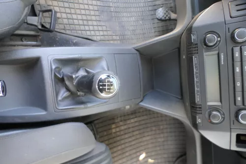 VW Polo 9N 9N3 Schaltknauf Schaltsack Schaltung 6Q1711113G Leder schwarz (182395)